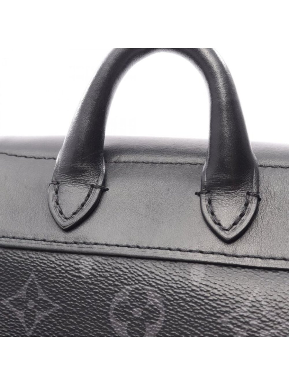★SOLD★ Louis Vuitton Shoulder Bag Nano Steamer Monogram Eclipse 2-Way Canvas - Picture 8 of 8